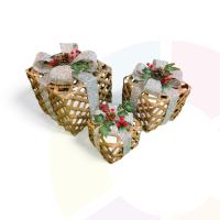  Rattan 3lü Hediye  paketleri - Gümüş
