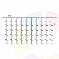 2x6m Beyaz LED Perde, Gün ışığı flaşlı - 1200 LED - Dış Mekan - IP65