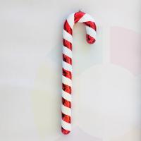 4lü 62cm parlak kırmızı mat beyaz Baston şeker