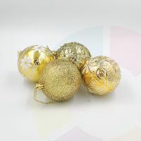 Altın 24lü, 8cm süs topu set 2
