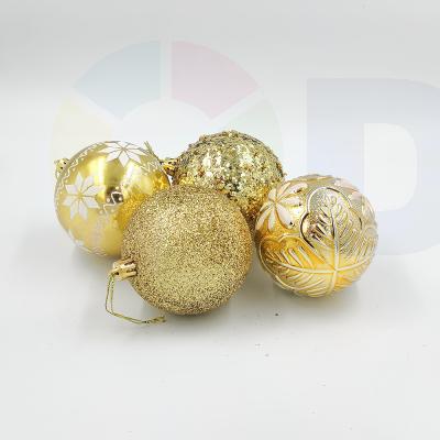 Altın 24lü, 8cm süs topu set 2