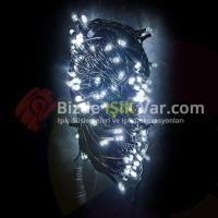 Led Işık Beyaz Eklenebilir IP44 Flaşlı Siyah Kablolu 20 Metre