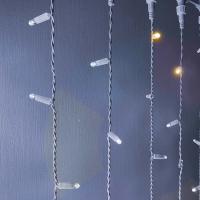 Led Perde 2x7 Dış Mekan Beyaz IP65 Flaşlı 1400 Ledli