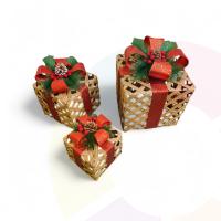 Rattan 3lü Hediye  paketleri - Kırmızı